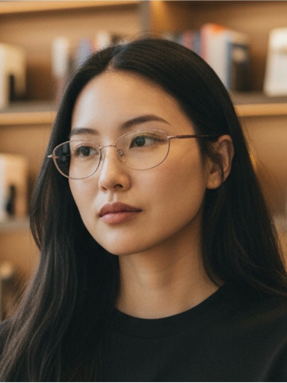 Jessica McClintock JM 162 Women's Gold Metal 53-17-125mm Eyewear Frames & Case